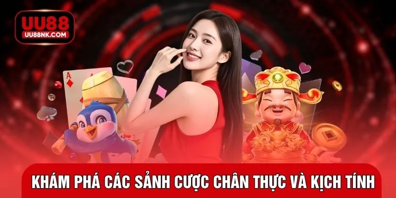 Khám phá các sảnh cược chân thực và kịch tính