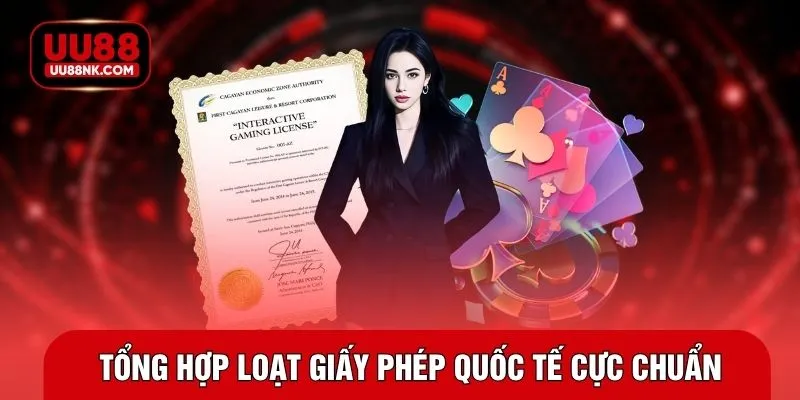 Tổng hợp loạt giấy phép quốc tế cực chuẩn